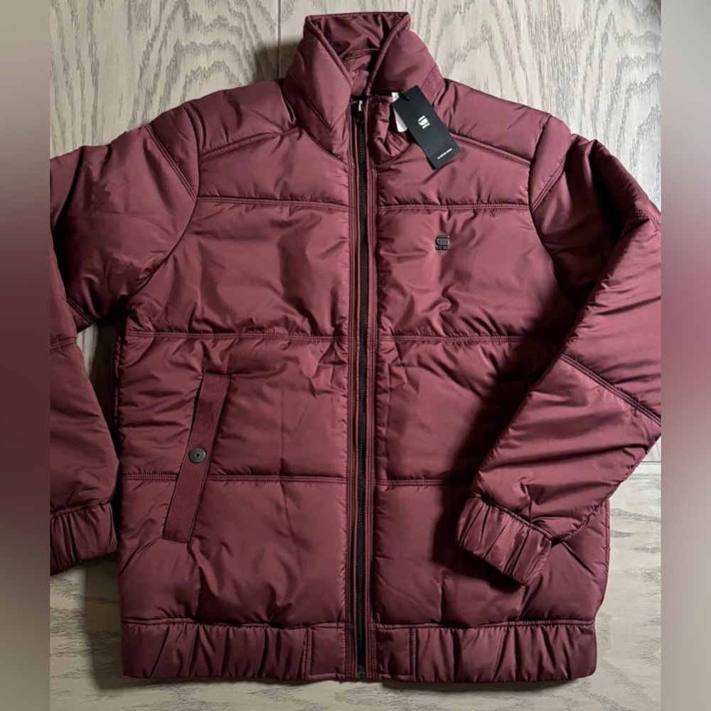 G-Star Vineyard Wine Padded Quilted Jacket